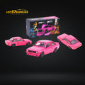 INNO64 Ford Escort MK2 Pandem "Emotion" Retro Havoc Pink 1:64