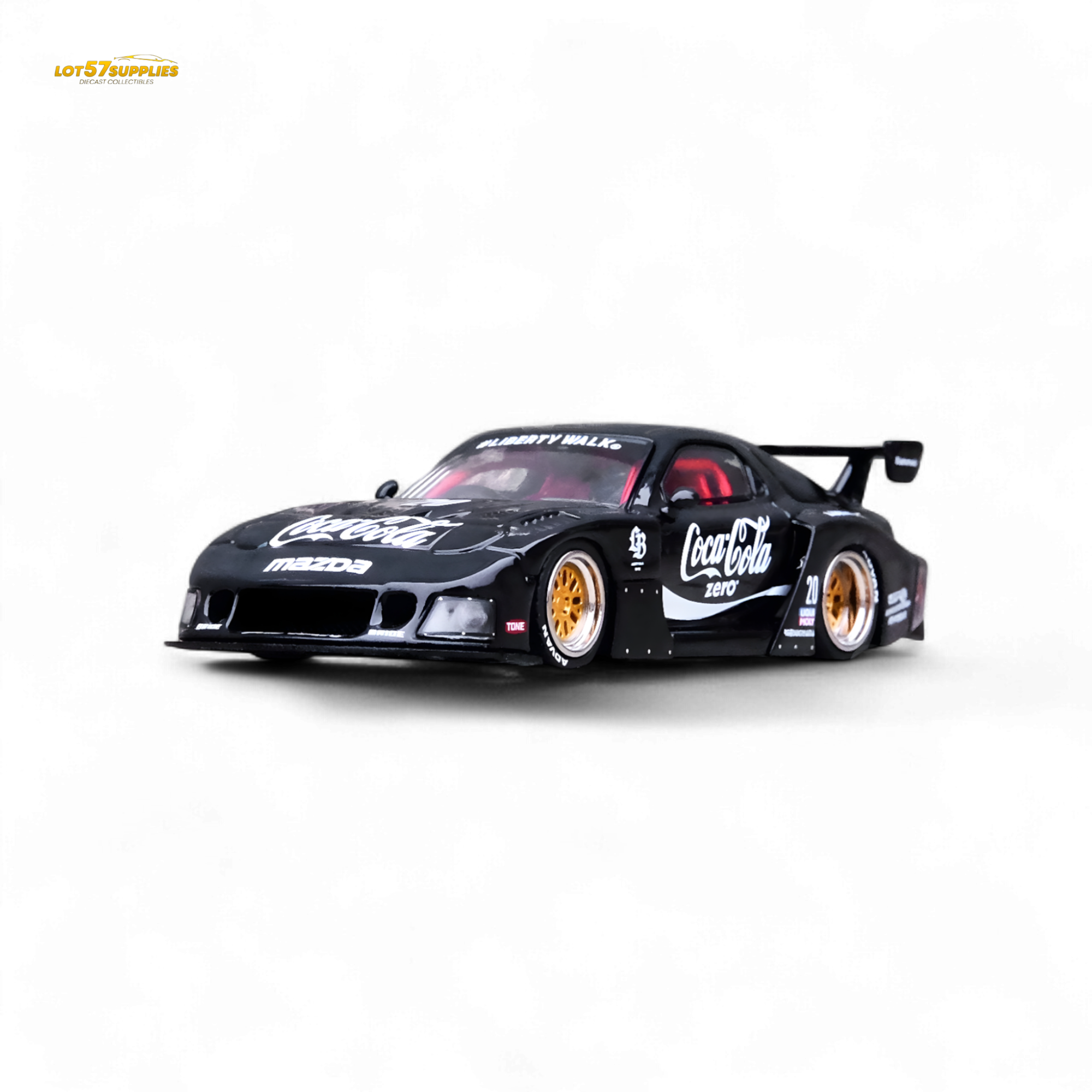 INNO64 Mazda RX-7 LBWK Black 1:64