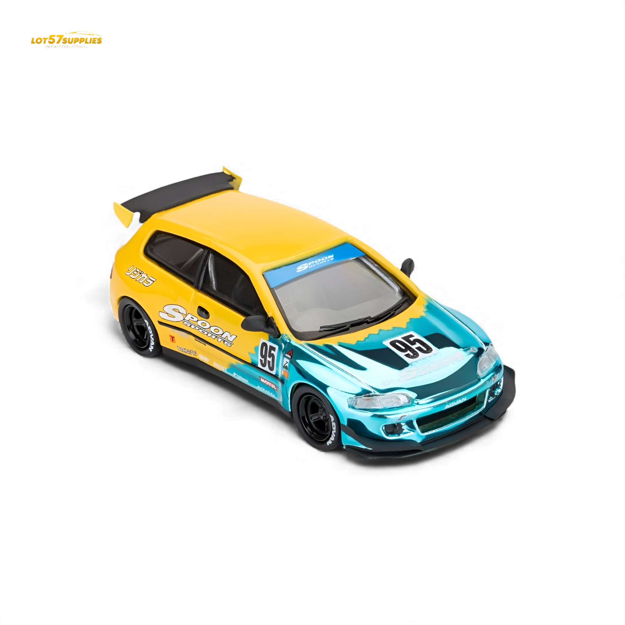 (Pre-Order) ET Model Honda Civic EG6 Rocket Bunny Spoon Blue 1:64