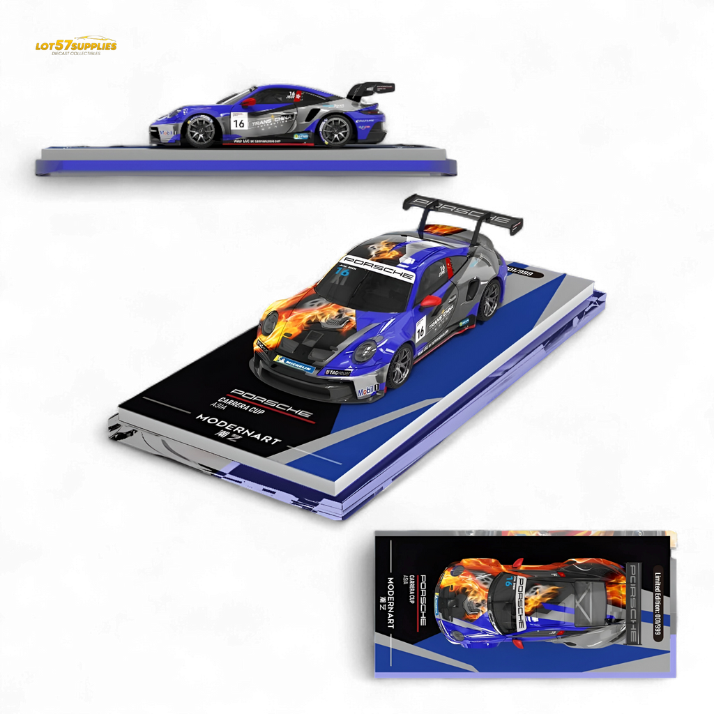 Modernart Porsche 911 GT3 Carrera Cup Asia Masters #16 1:64