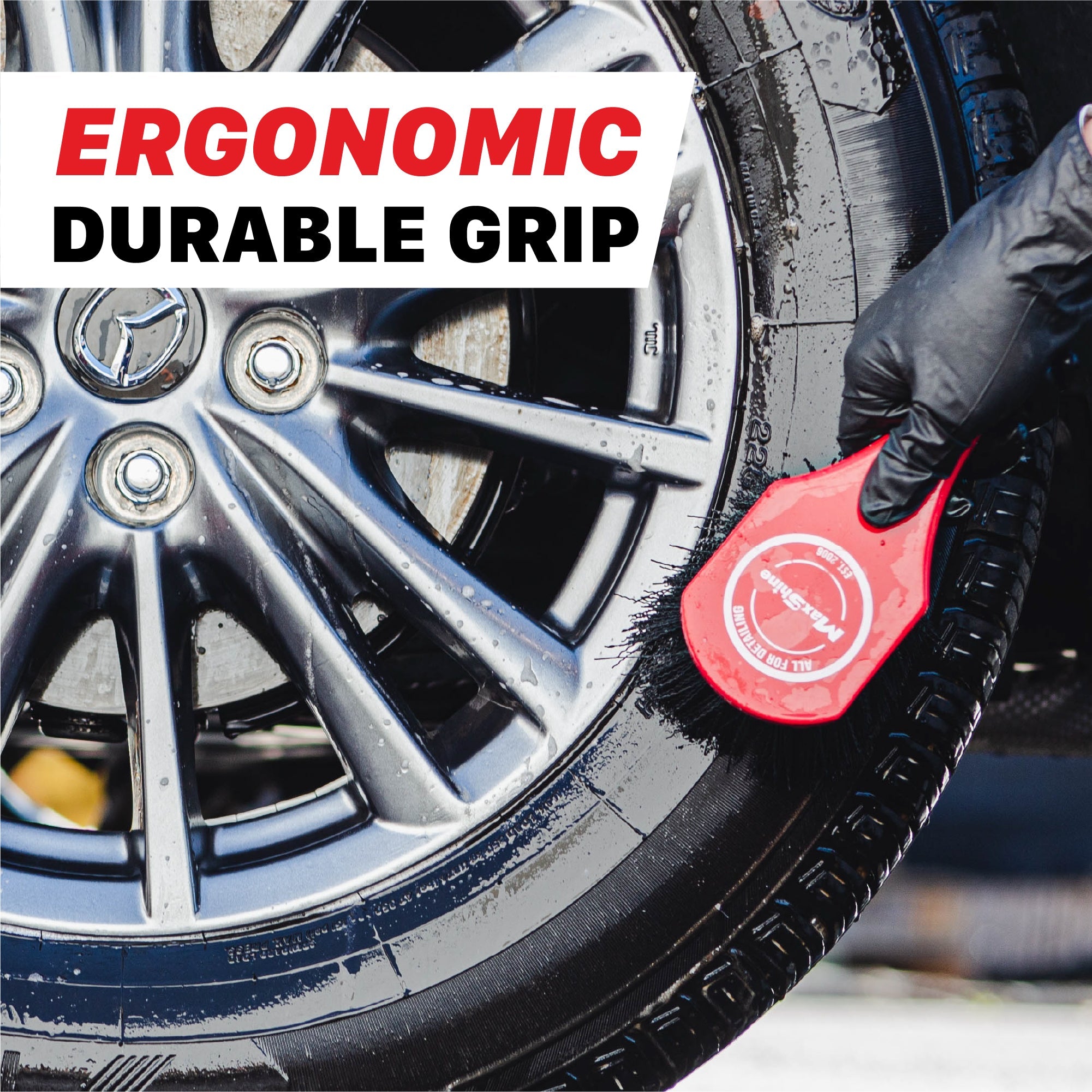 Deep Clean Brush | Heavy-Duty Wheel and Carpet Cleaning Brush