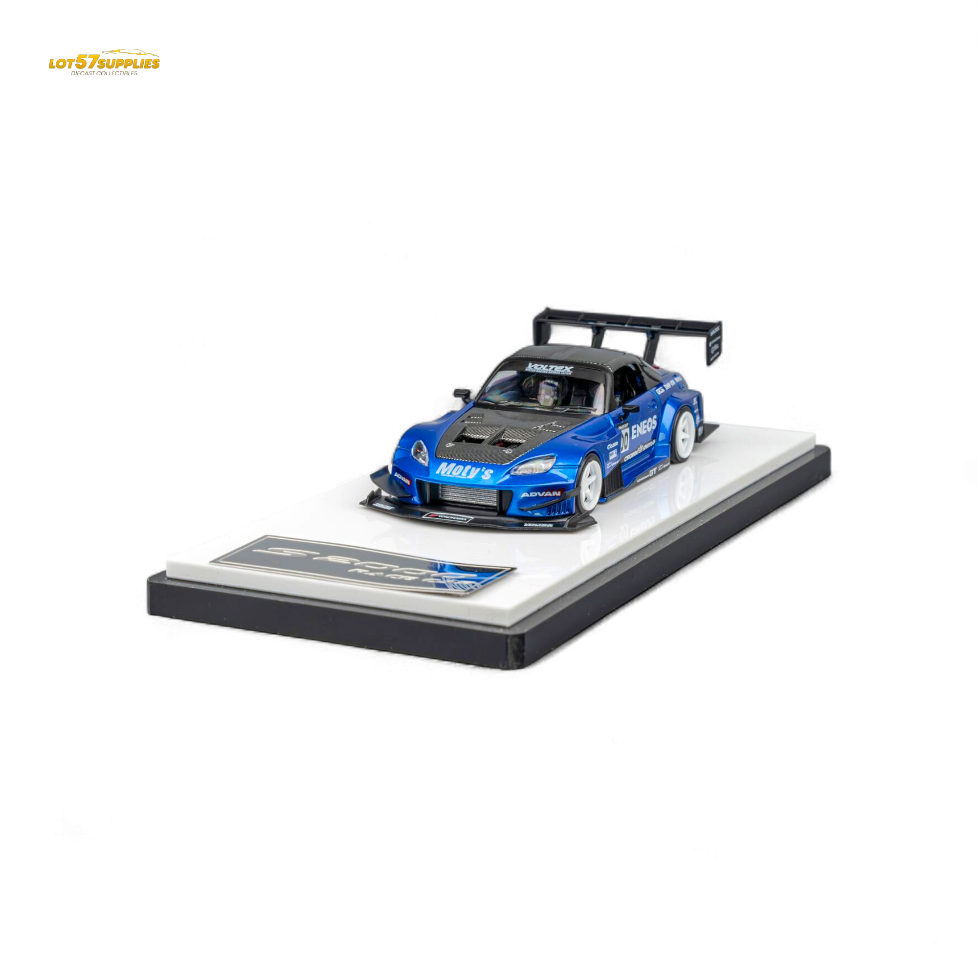 MicroTurbo Honda S2000 ENEOS #00 TOP FUEL - Candy Blue 1:64