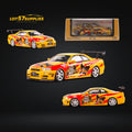 Fast Speed Nissan Skyline GT-R R34 Z-Tune Yellow-Red Livery 1:64