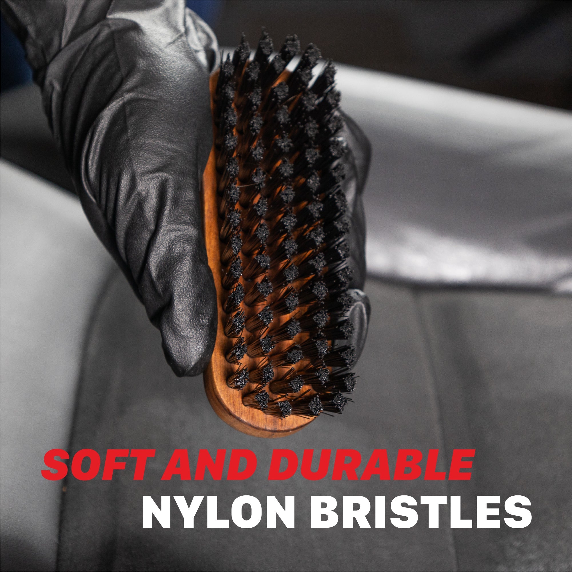 Compact Leather Cleaning Brush