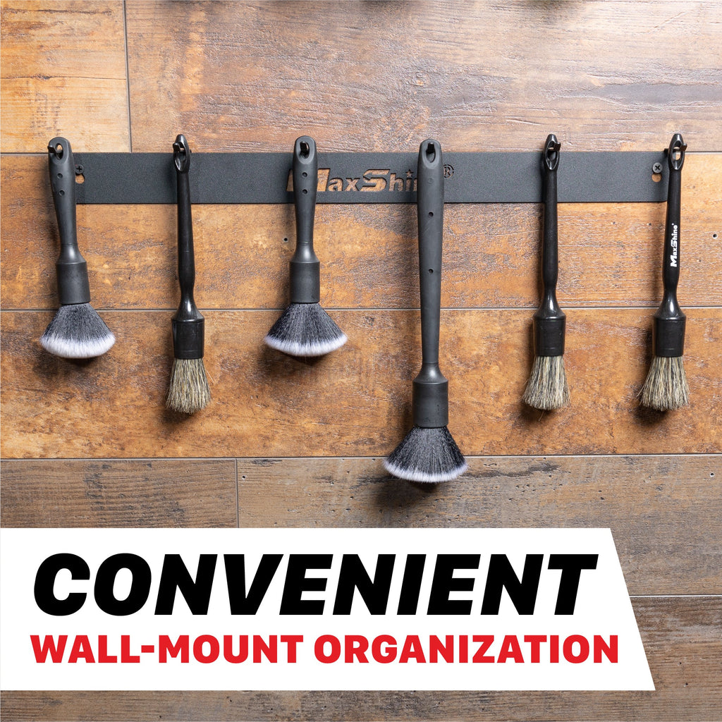 Wall Brush Holder | Detailing Brush Hanger - 6 Brushes