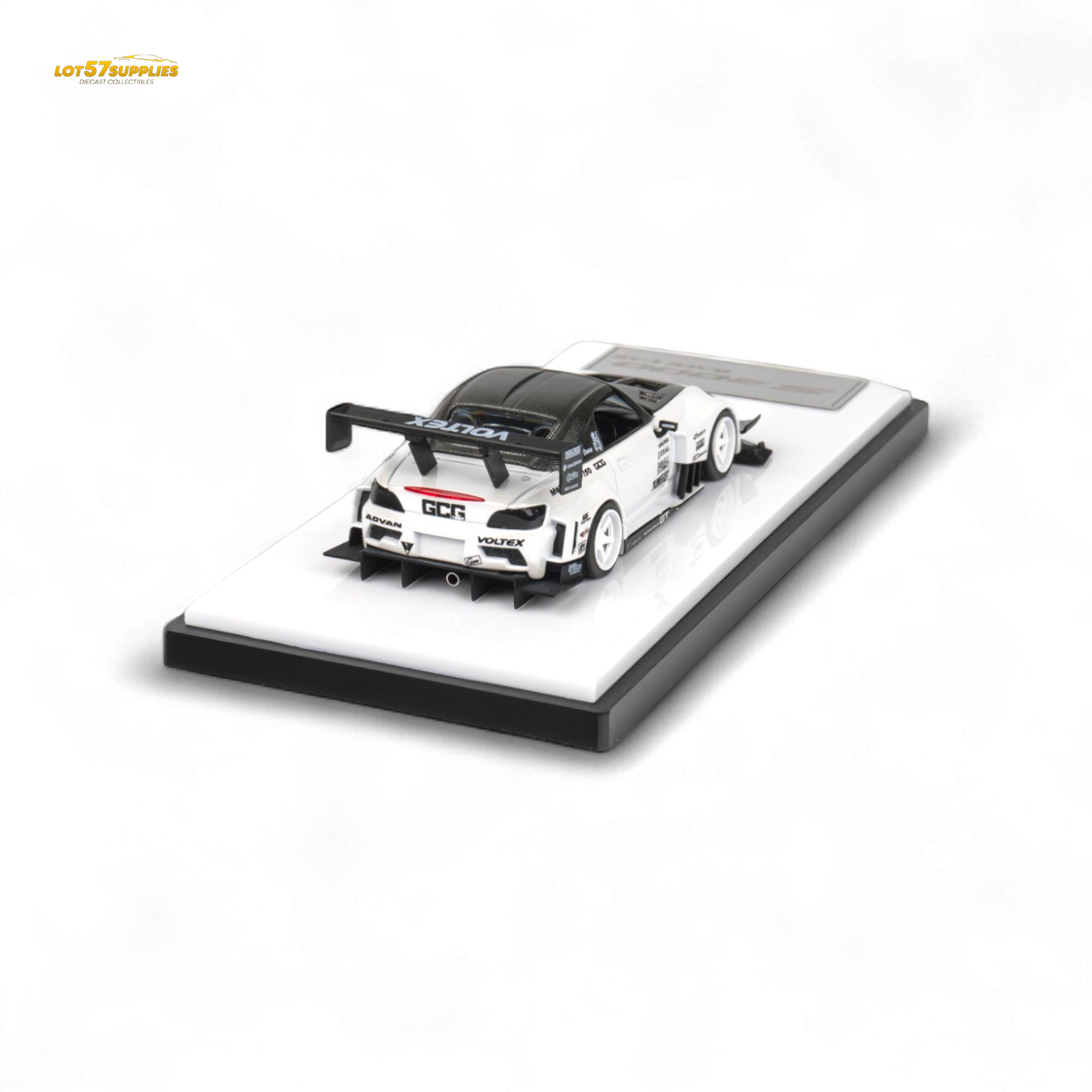 MicroTurbo Honda S2000 Metallic White 1:64