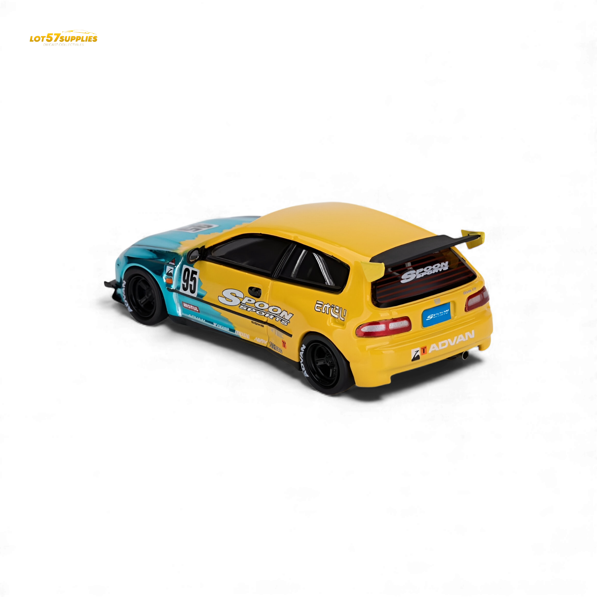 (Pre-Order) ET Model Honda Civic EG6 Rocket Bunny Spoon Blue 1:64