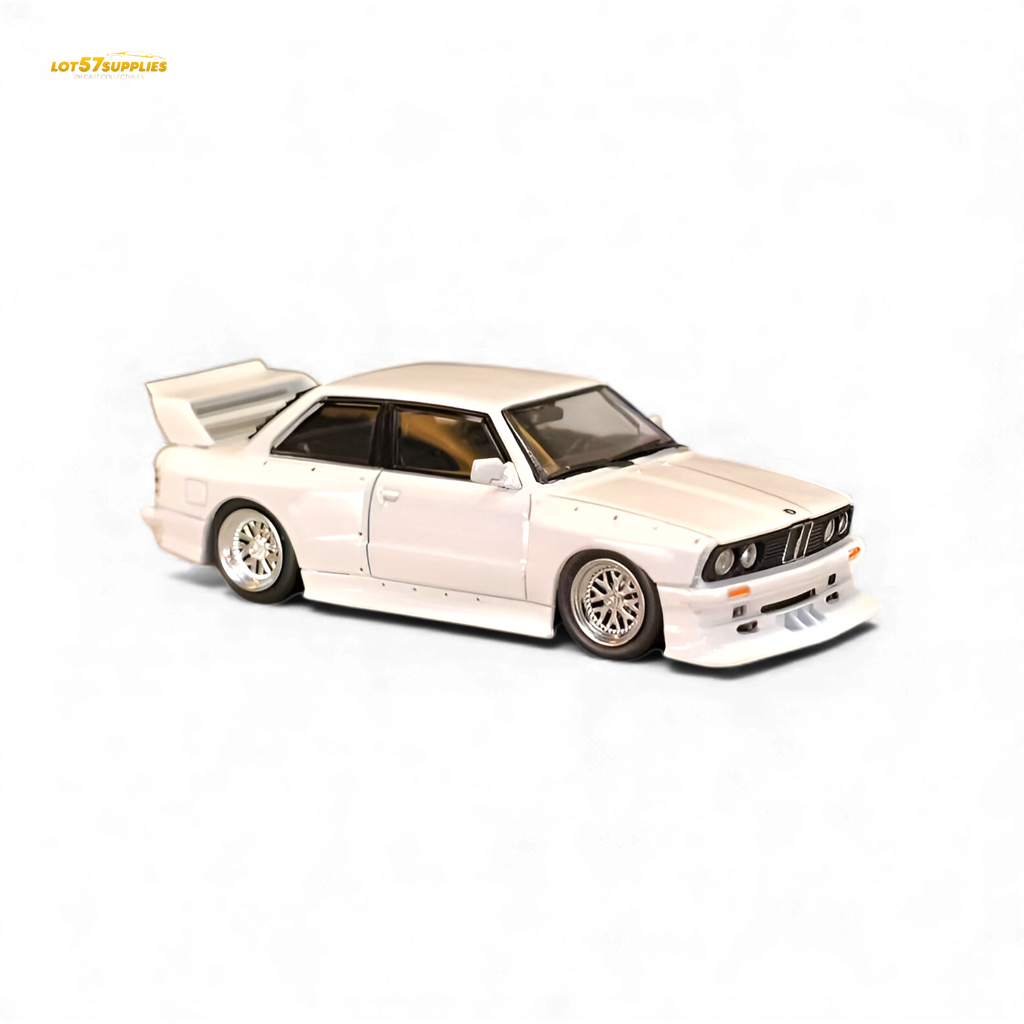 SW BMW E30 M3 LTO Modified - White 1:64