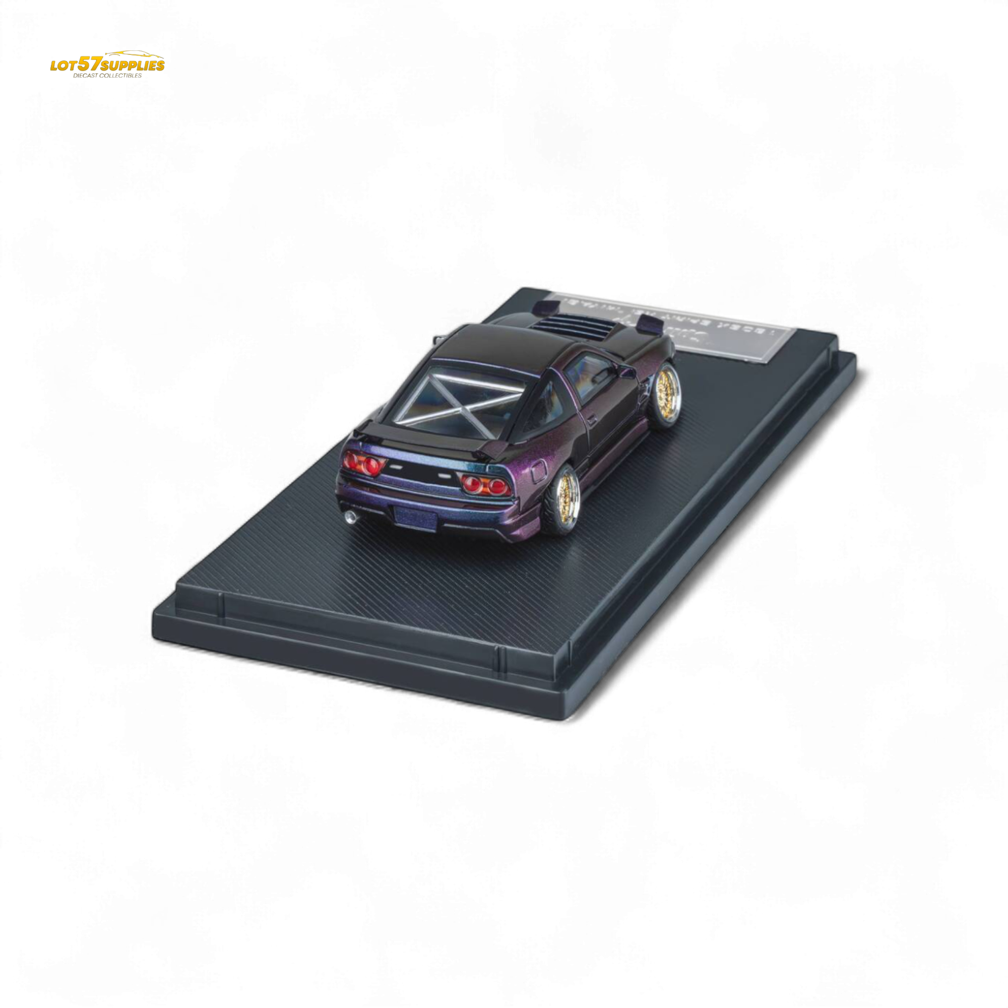 MicroTurbo Nissan 180SX Spirit Rei Purple Chameleon 1:64