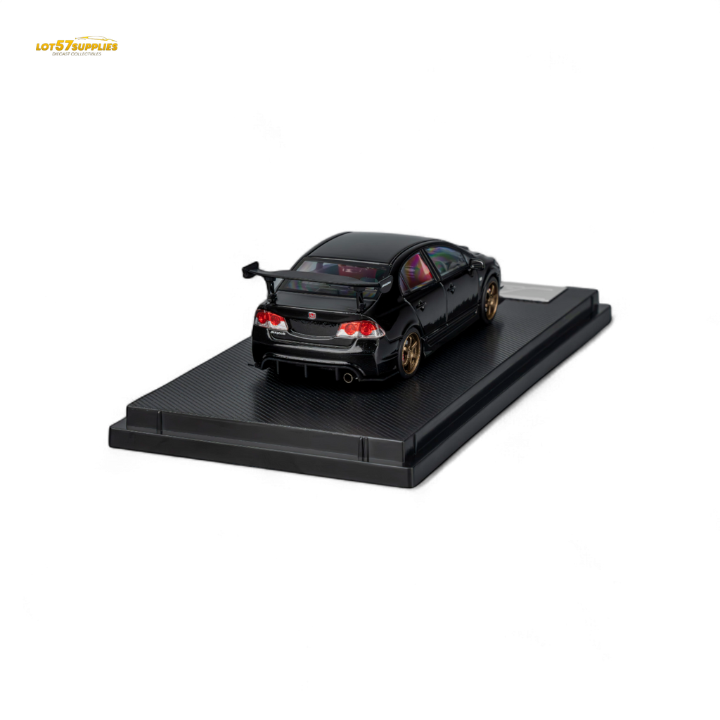MicroTurbo FD2 J'S Racing Metallic Black 1:64