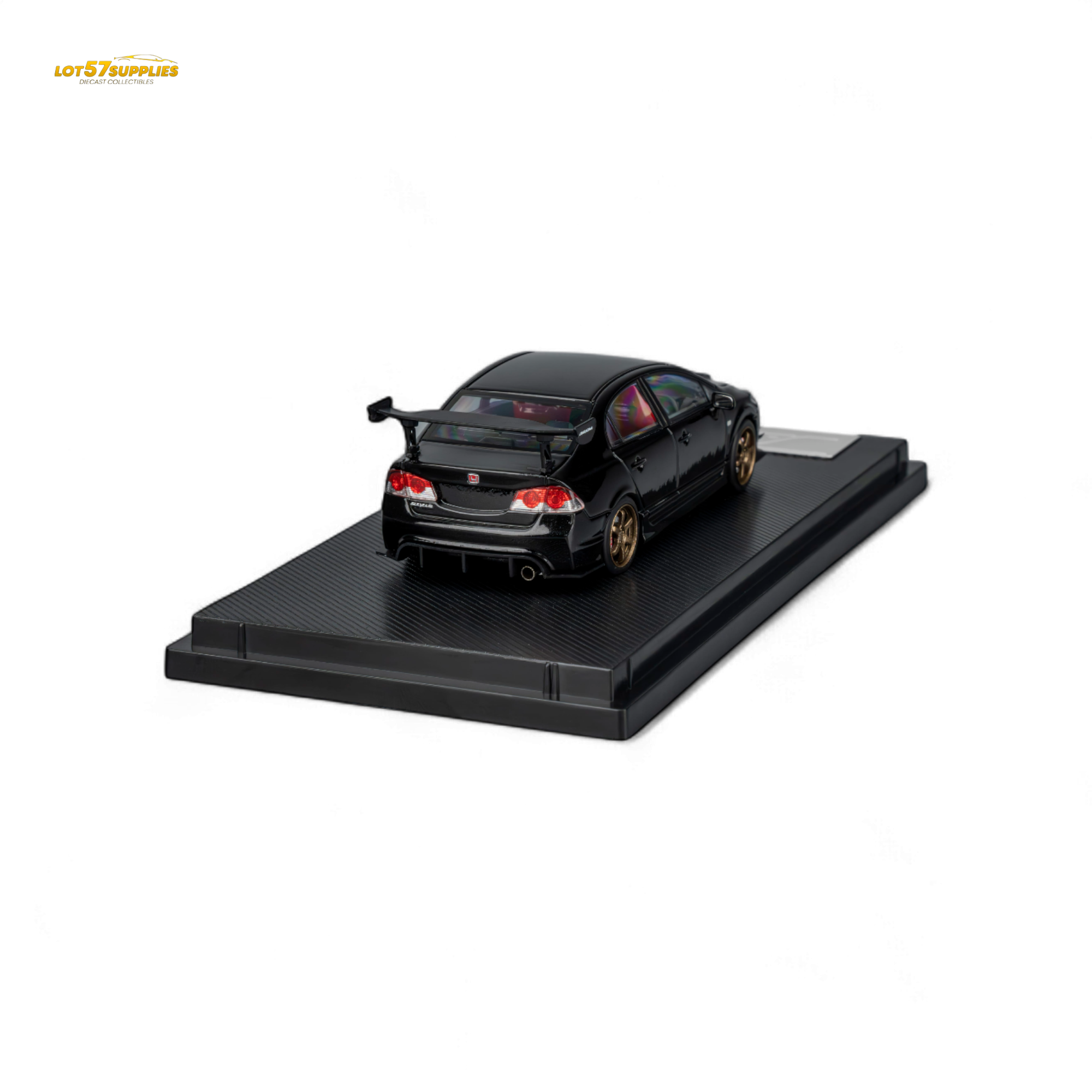MicroTurbo FD2 J'S Racing Metallic Black 1:64