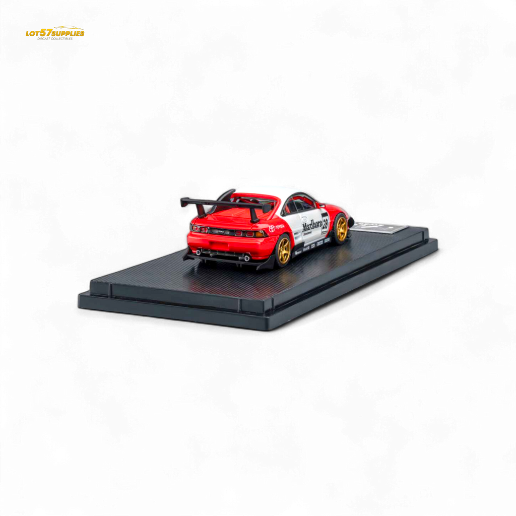 (Pre-Order) MicroTurbo Toyota MR2 Red & White Racing Livery 1:64