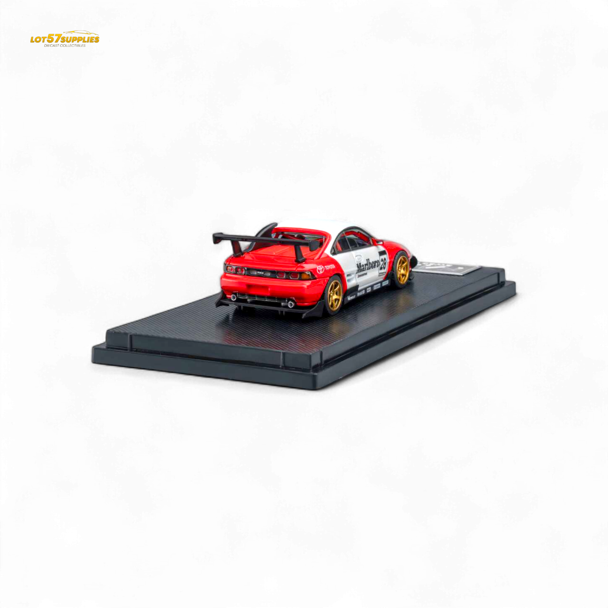 (Pre-Order) MicroTurbo Toyota MR2 Red & White Racing Livery 1:64
