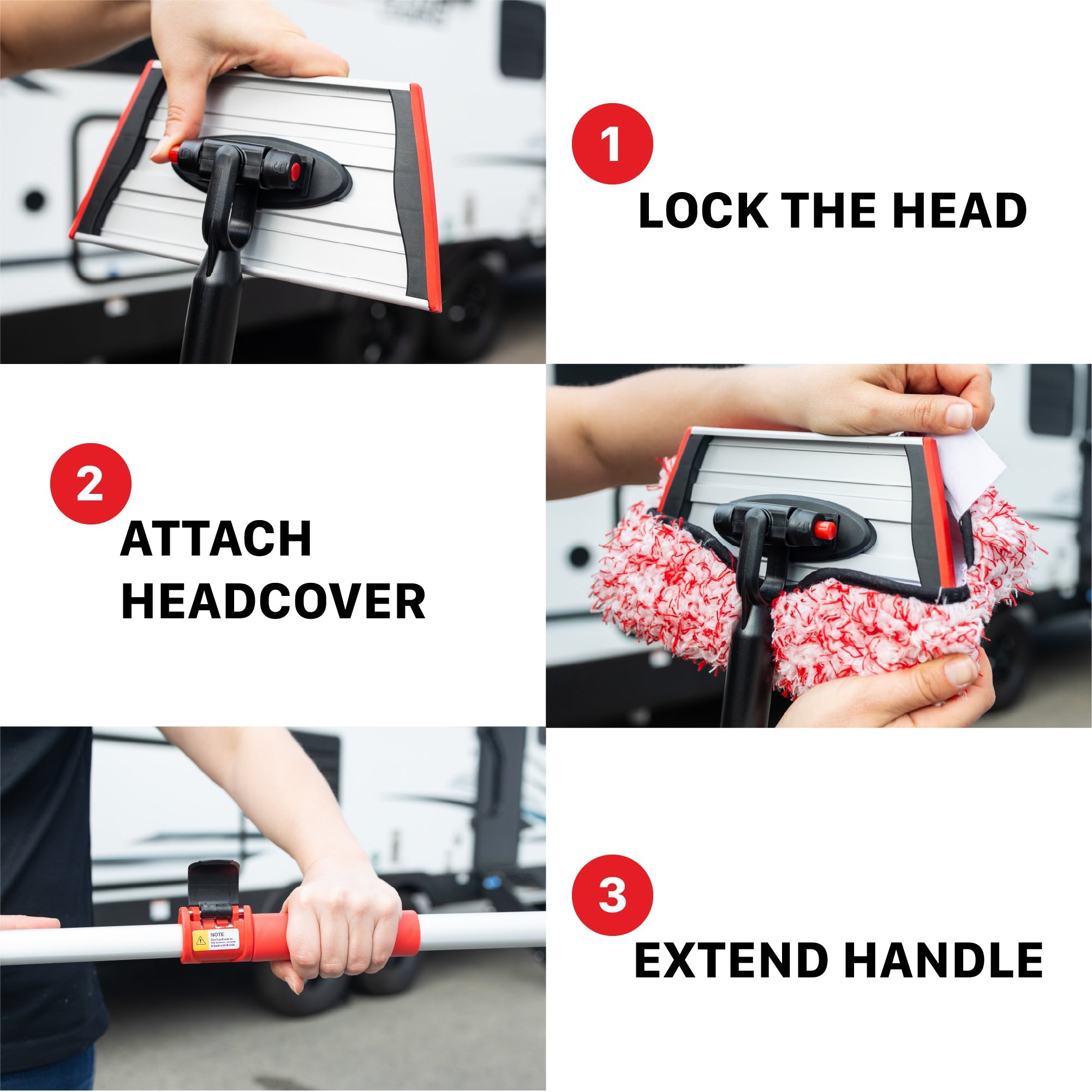 Car Wash Tool | IncrediStick – Extendable Microfiber Wash Mitt