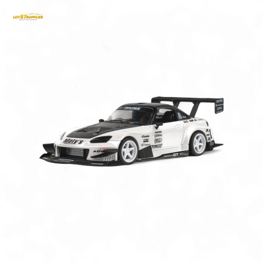 MicroTurbo Honda S2000 Metallic White 1:64