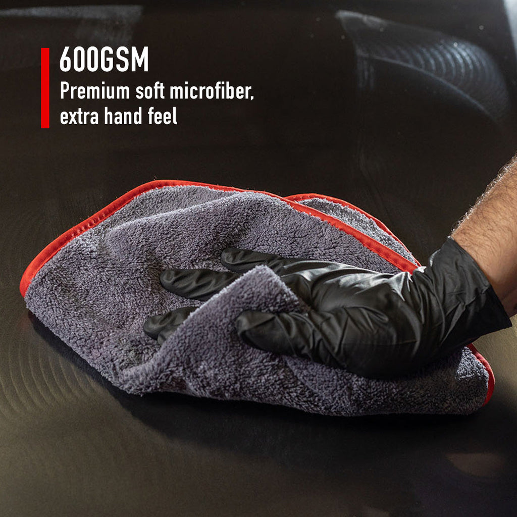 Microfiber Cleaning | 600GSM Plush Microfiber Buffing Towel
