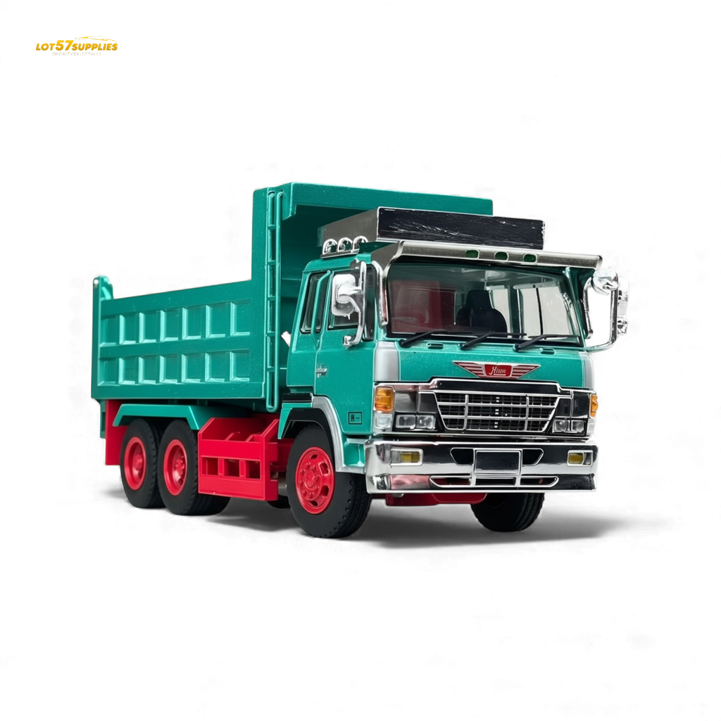 DBGT Hino Super Dolphin Dump Truck Green 1:64