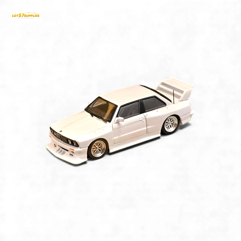SW BMW E30 M3 LTO Modified - White 1:64