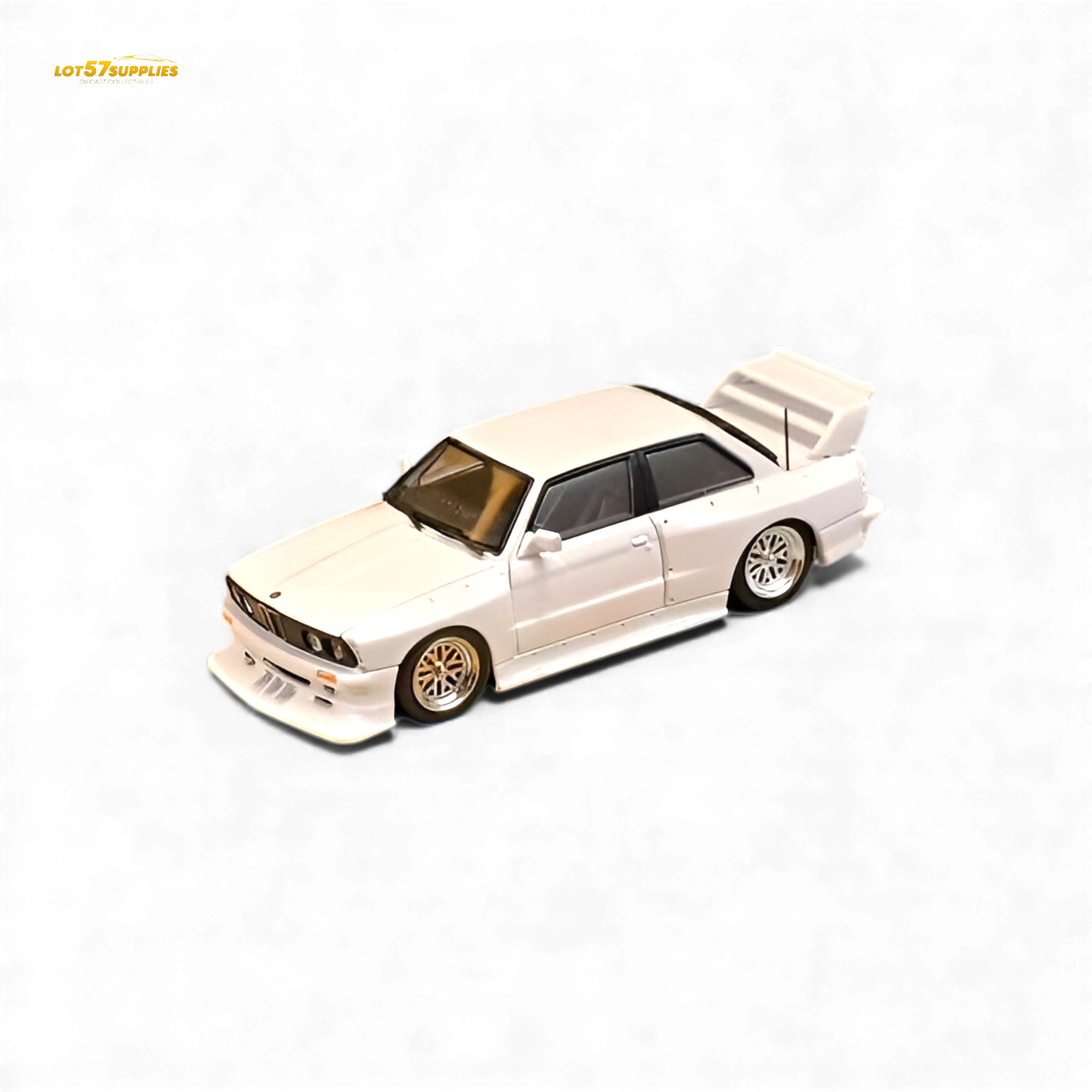 SW BMW E30 M3 LTO Modified - White 1:64