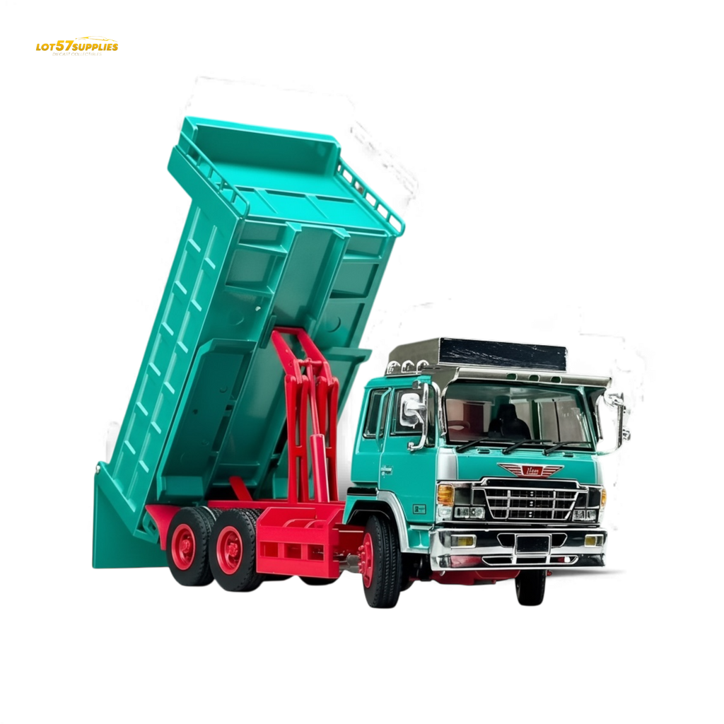 DBGT Hino Super Dolphin Dump Truck Green 1:64