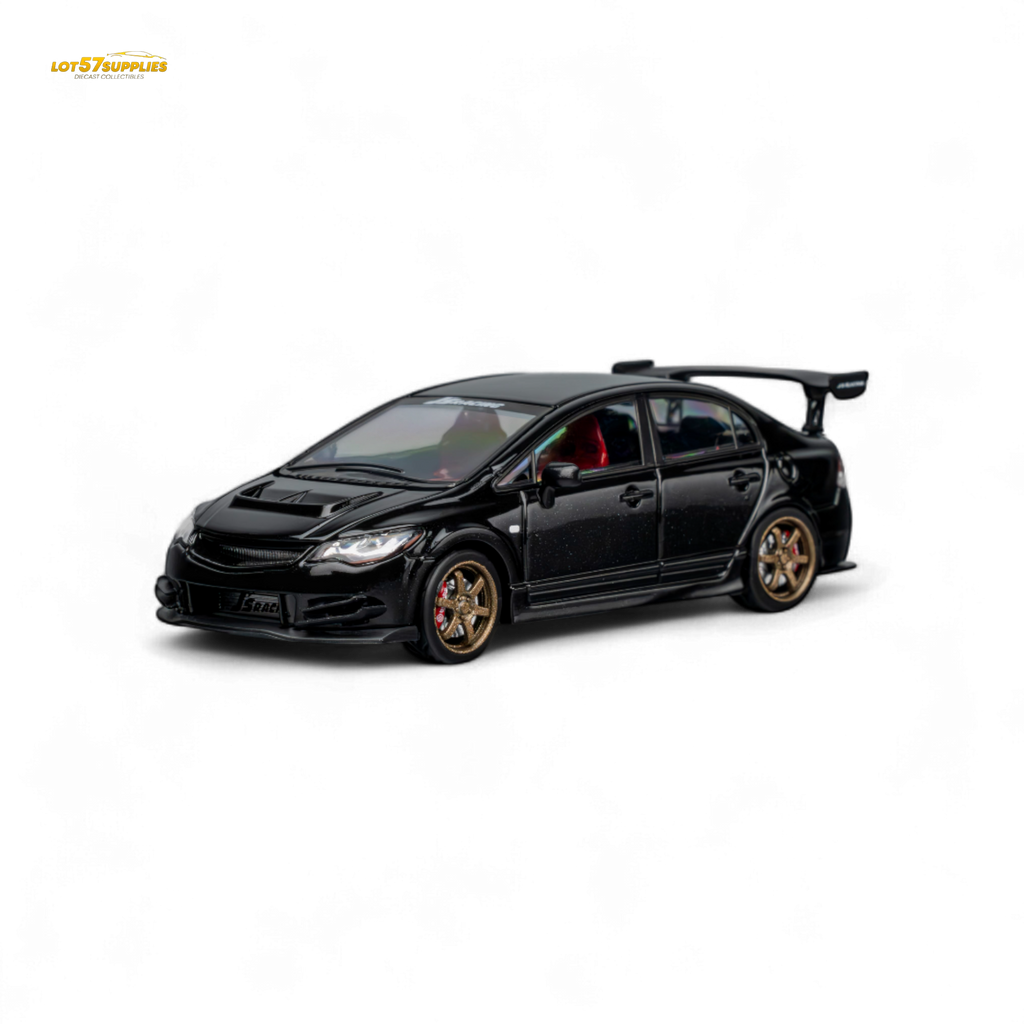 MicroTurbo FD2 J'S Racing Metallic Black 1:64