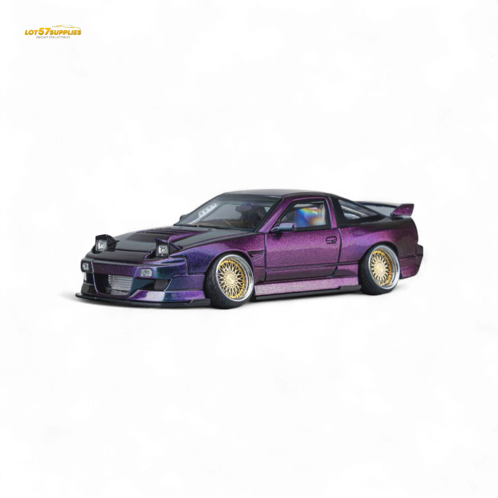 MicroTurbo Nissan 180SX Spirit Rei Purple Chameleon 1:64