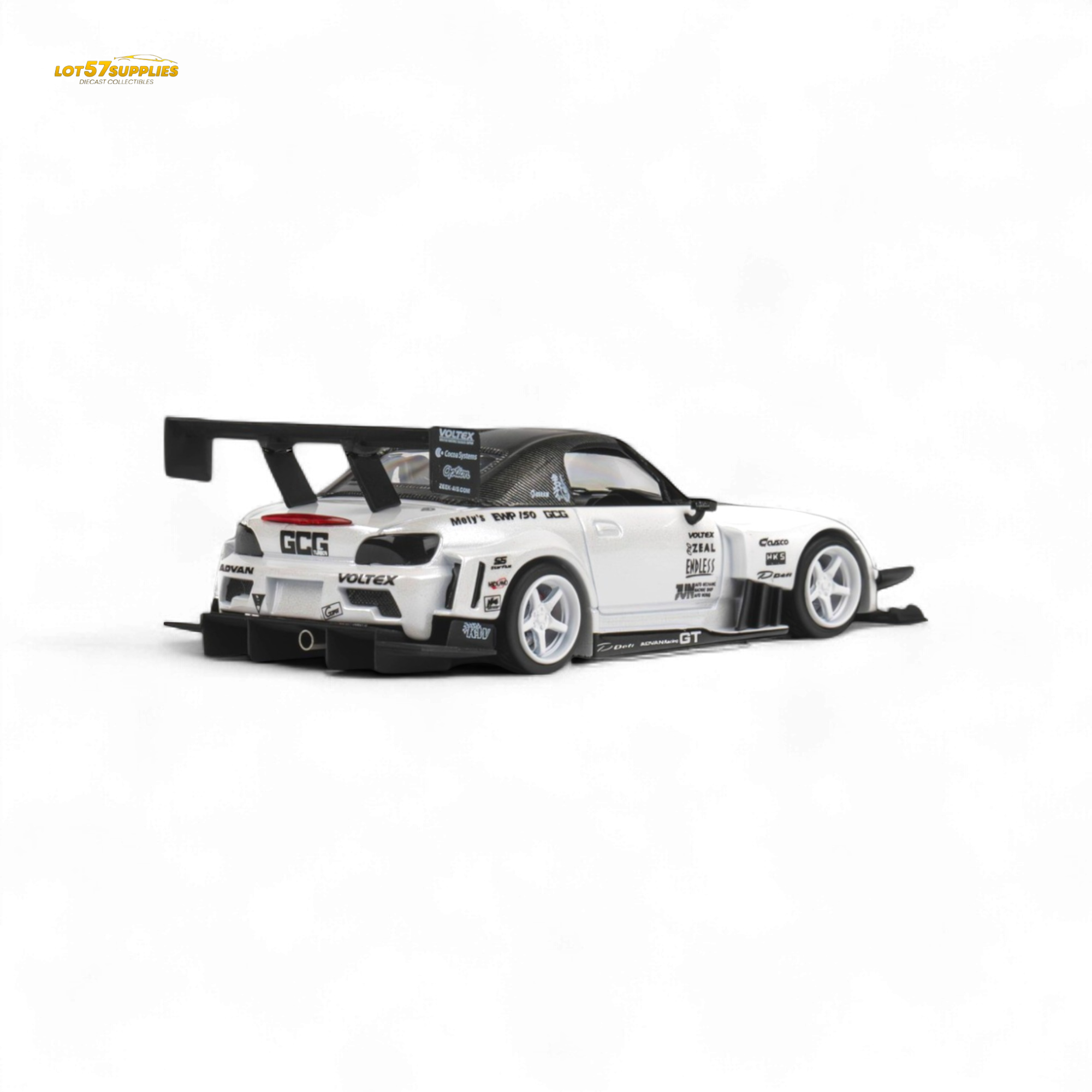 MicroTurbo Honda S2000 Metallic White 1:64