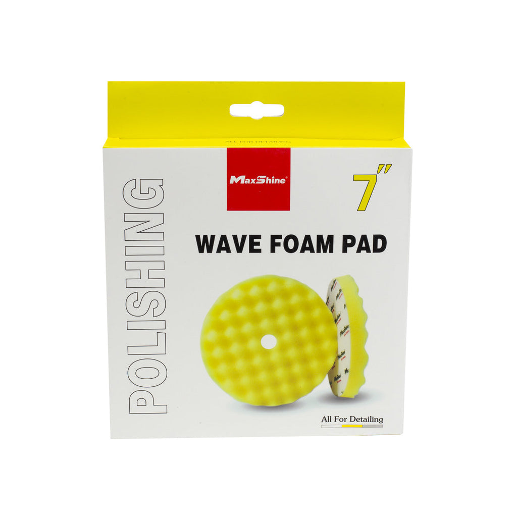 Rotary Wave Foam Pads - 7in