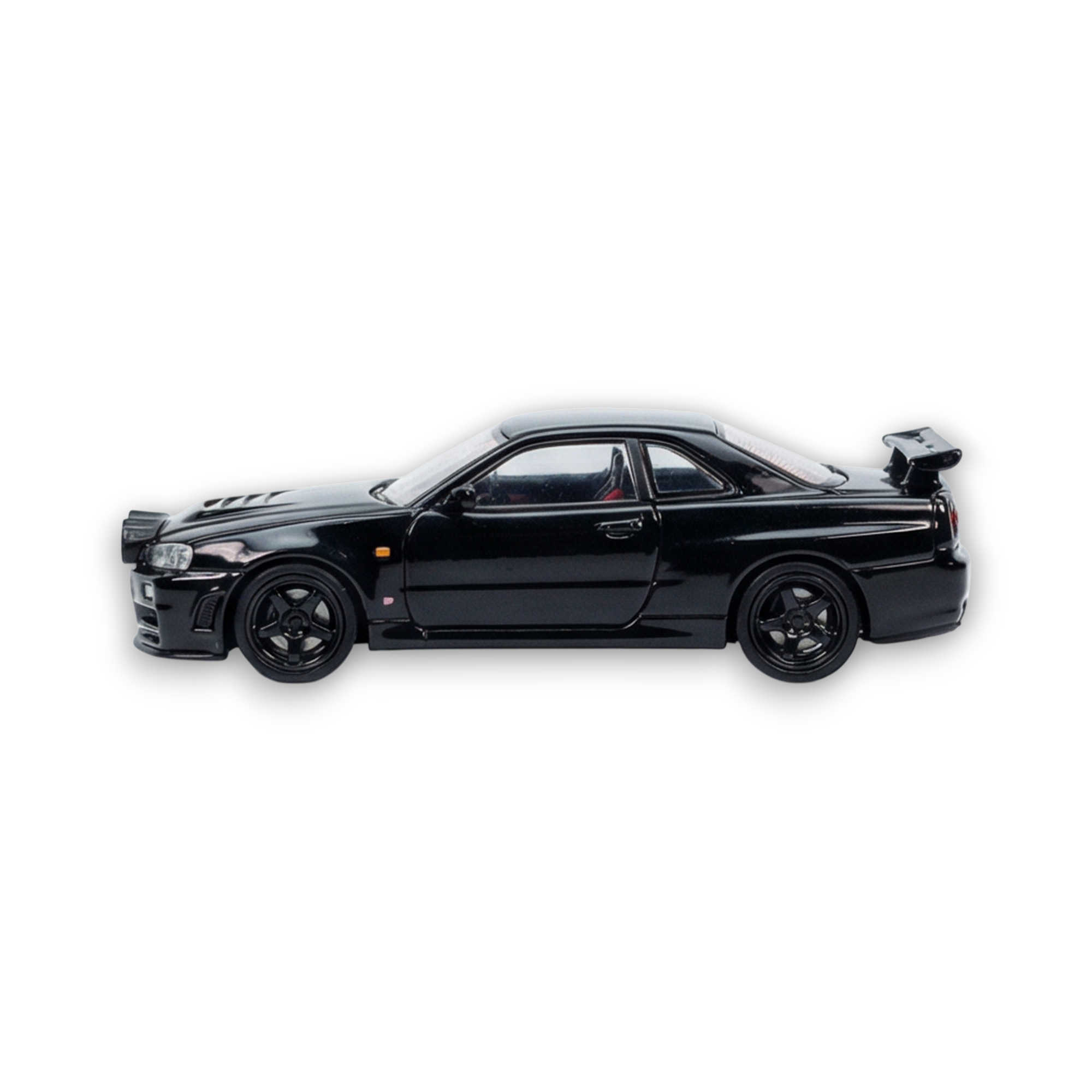 Street Weapon Nissan R34 GT-R Black Snow Drift 1:64
