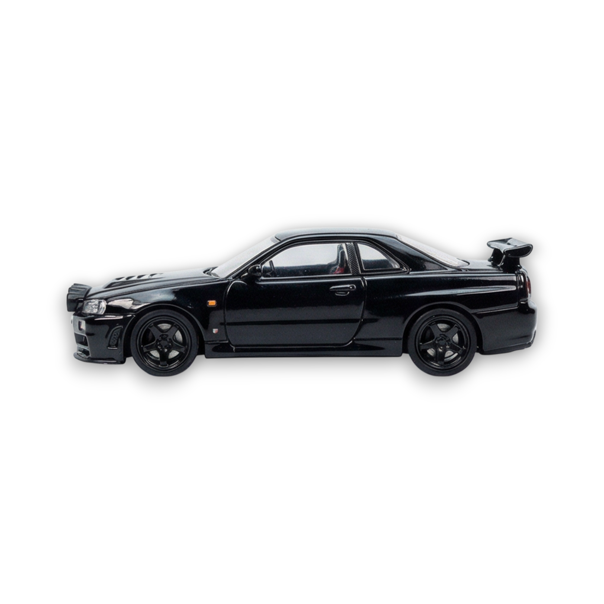 Street Weapon Nissan R34 GT-R Black Snow Drift 1:64