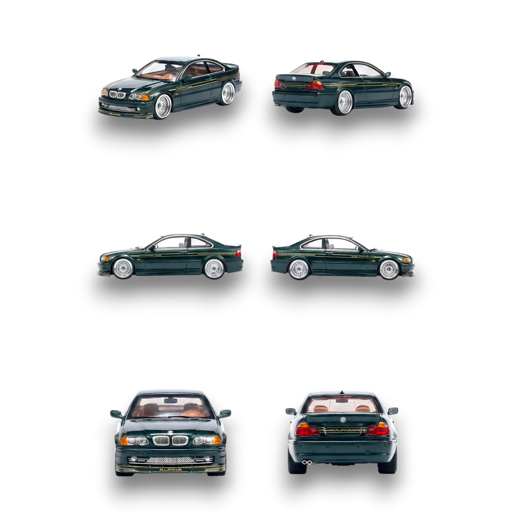 YM Model BMW E46 Alpina B3 British Green 1:64