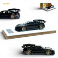 404ERROR Porsche Taycan Black with Roof Box 1:64