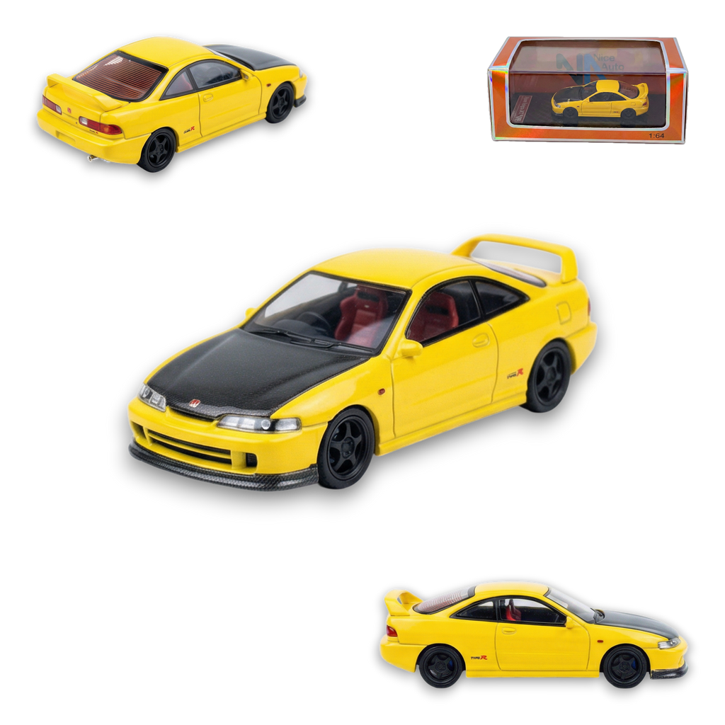 Nice Auto Honda Integra DC2 Yellow Resin 1:64