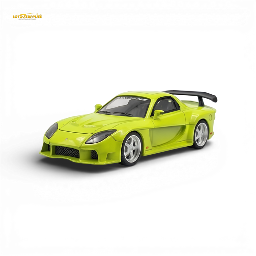 TimeMicro Mazda RX-7 VeilSide Green 1:64