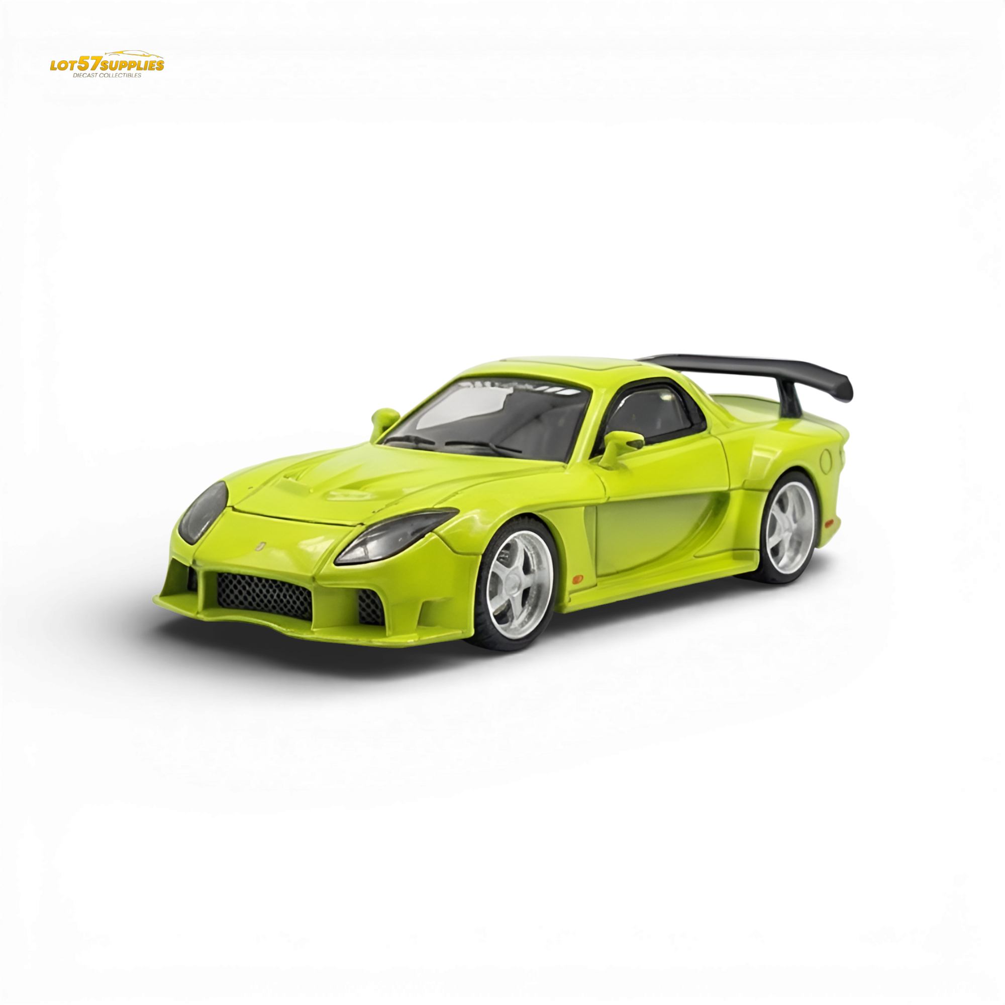 TimeMicro Mazda RX-7 VeilSide Green 1:64