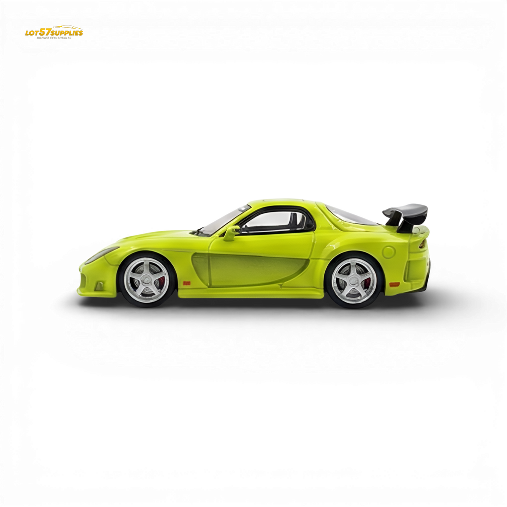 TimeMicro Mazda RX-7 VeilSide Green 1:64