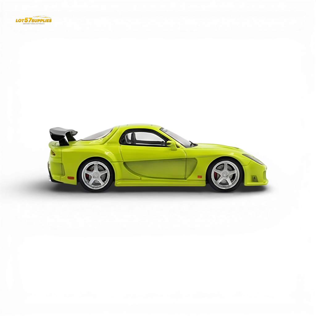 TimeMicro Mazda RX-7 VeilSide Green 1:64
