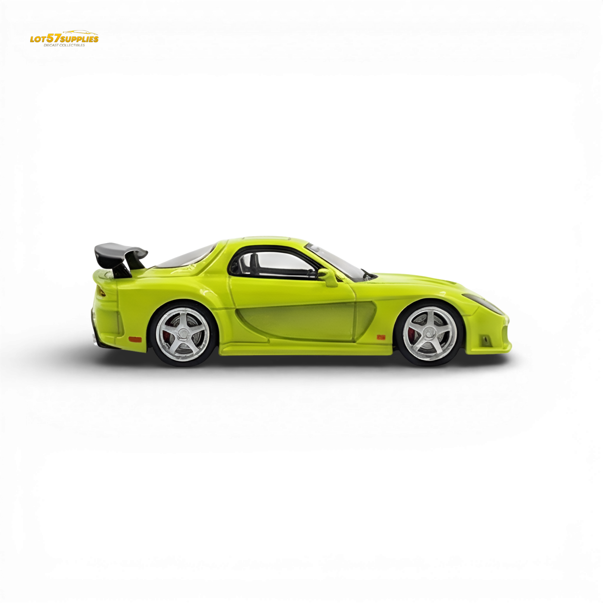 TimeMicro Mazda RX-7 VeilSide Green 1:64