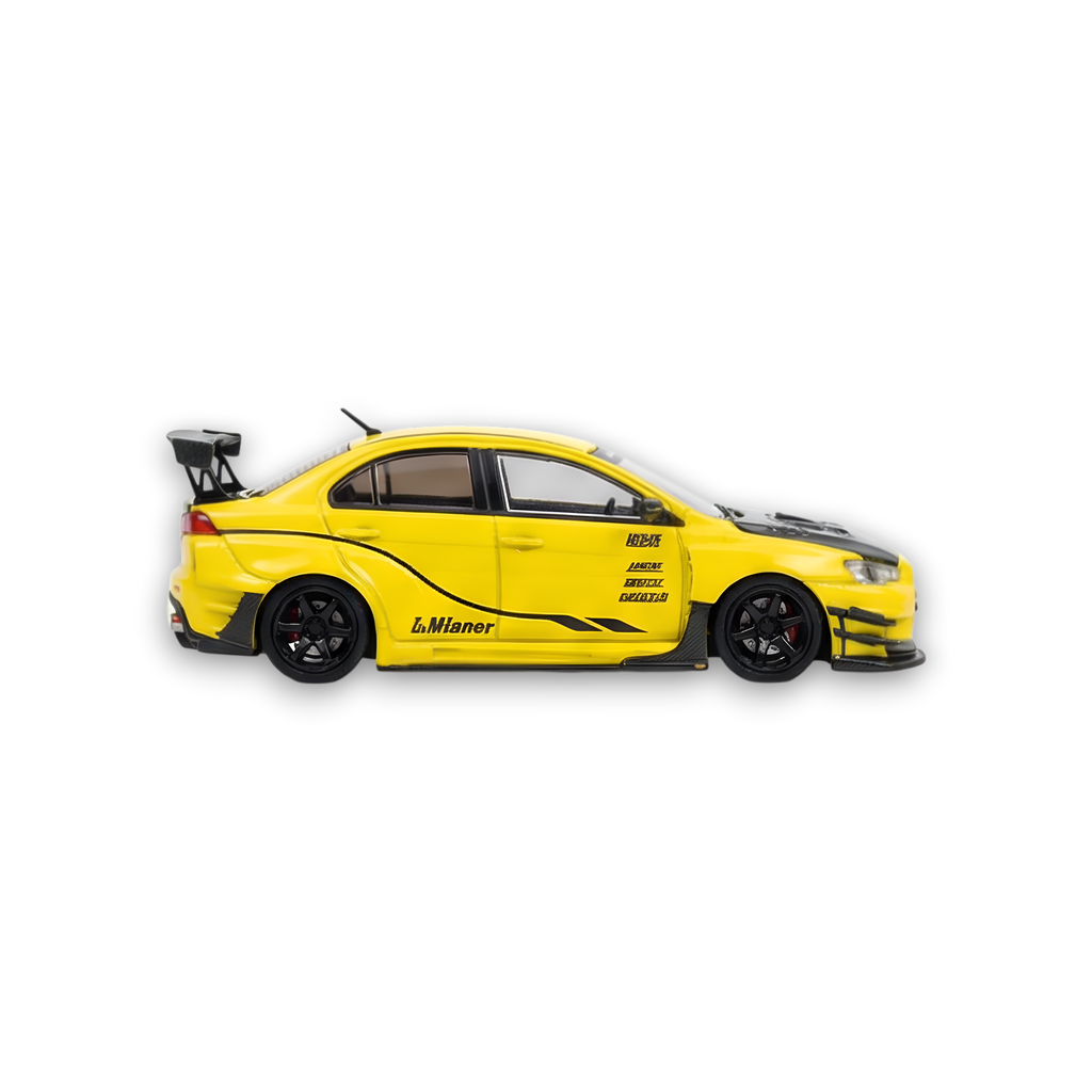 404ERROR Mitsubishi Evolution X Varis Widebody Yellow 1:64