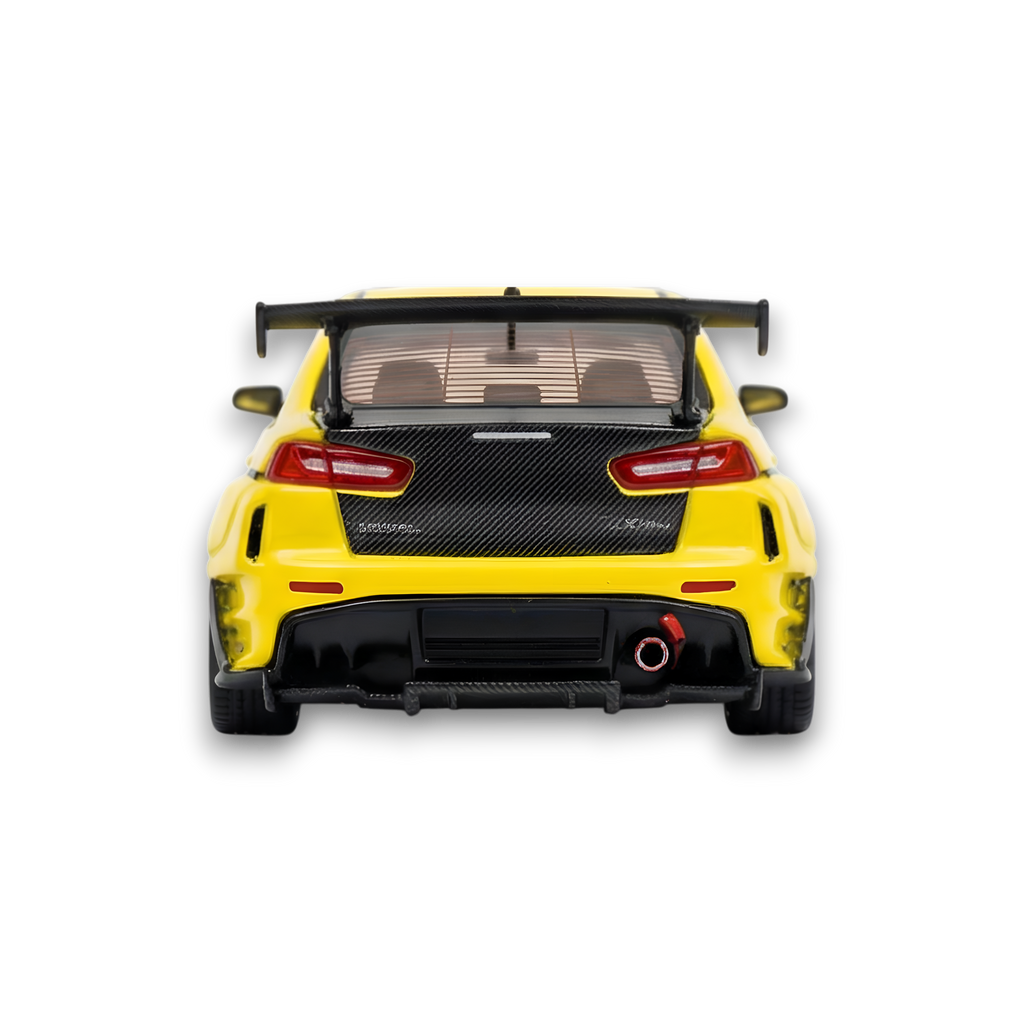 404ERROR Mitsubishi Evolution X Varis Widebody Yellow 1:64