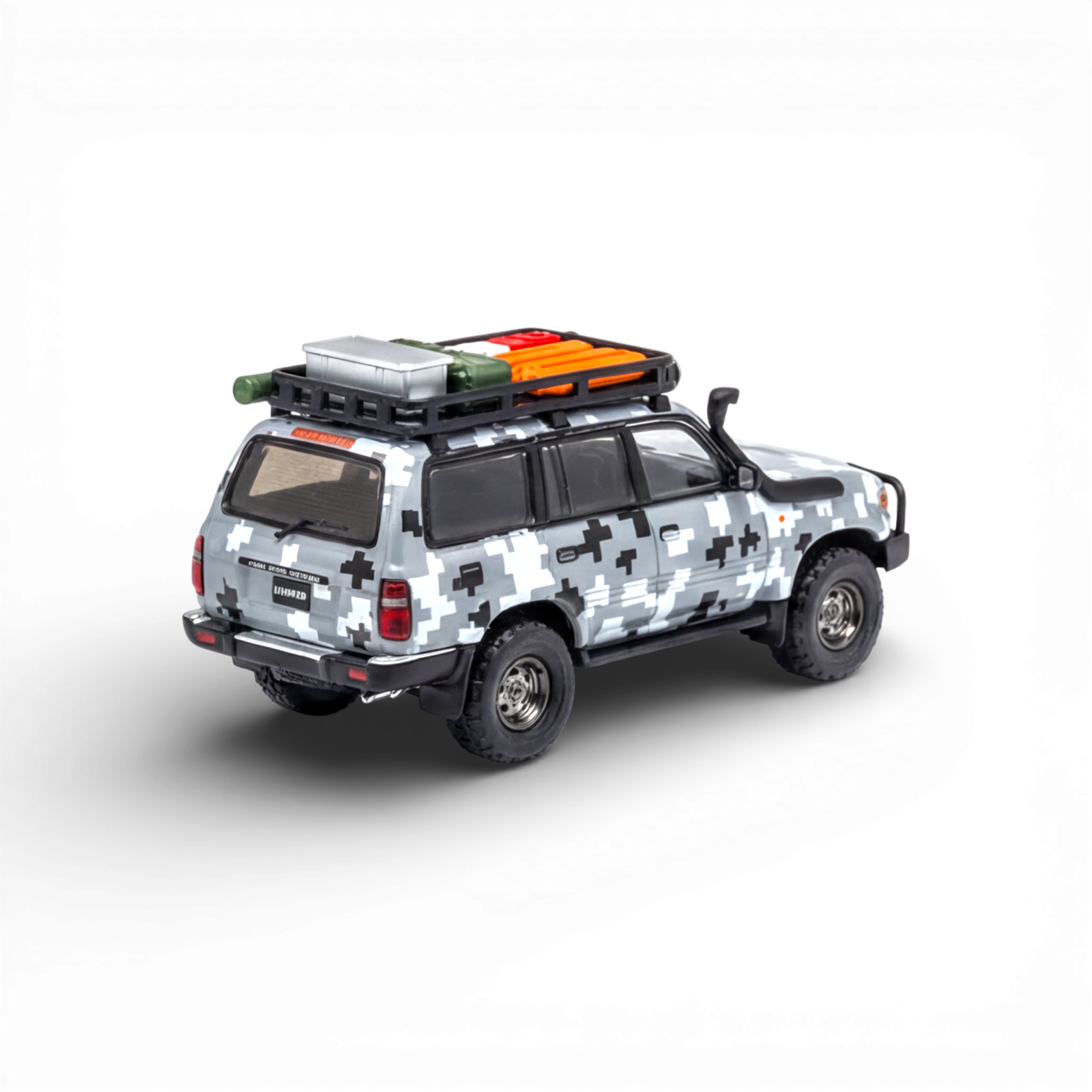 GCD Toyota Land Cruiser LC80 Digital Camouflage - Accessories Included 1:64