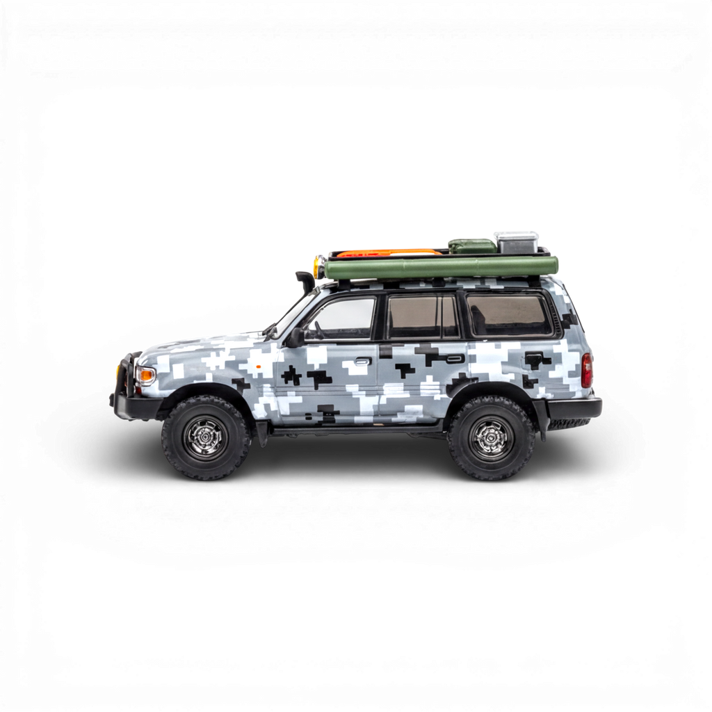 GCD Toyota Land Cruiser LC80 Digital Camouflage - Accessories Included 1:64