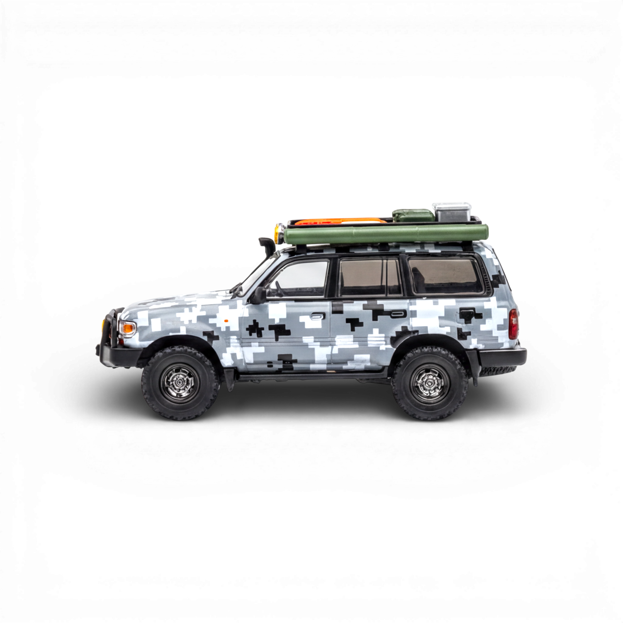 GCD Toyota Land Cruiser LC80 Digital Camouflage - Accessories Included 1:64