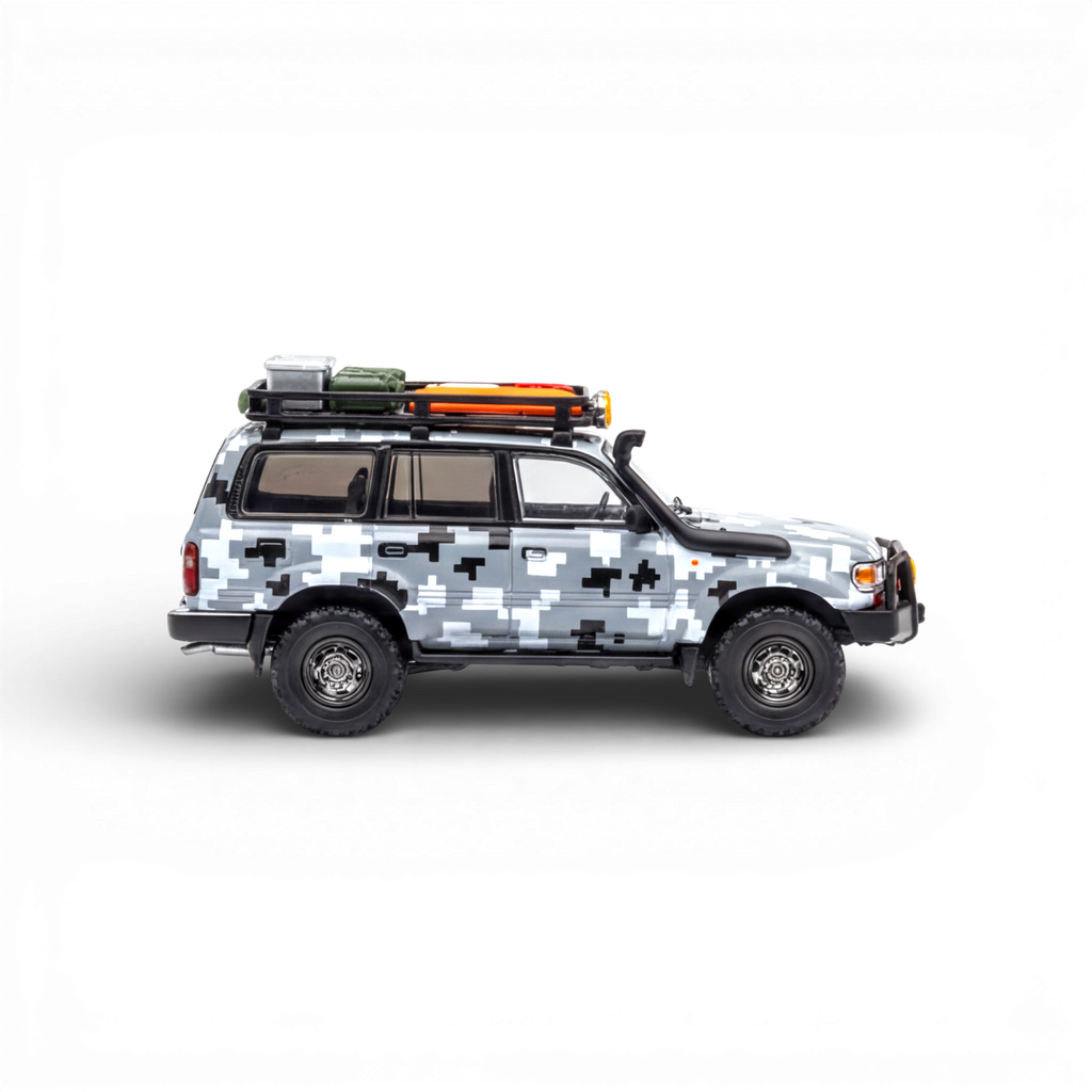 GCD Toyota Land Cruiser LC80 Digital Camouflage - Accessories Included 1:64