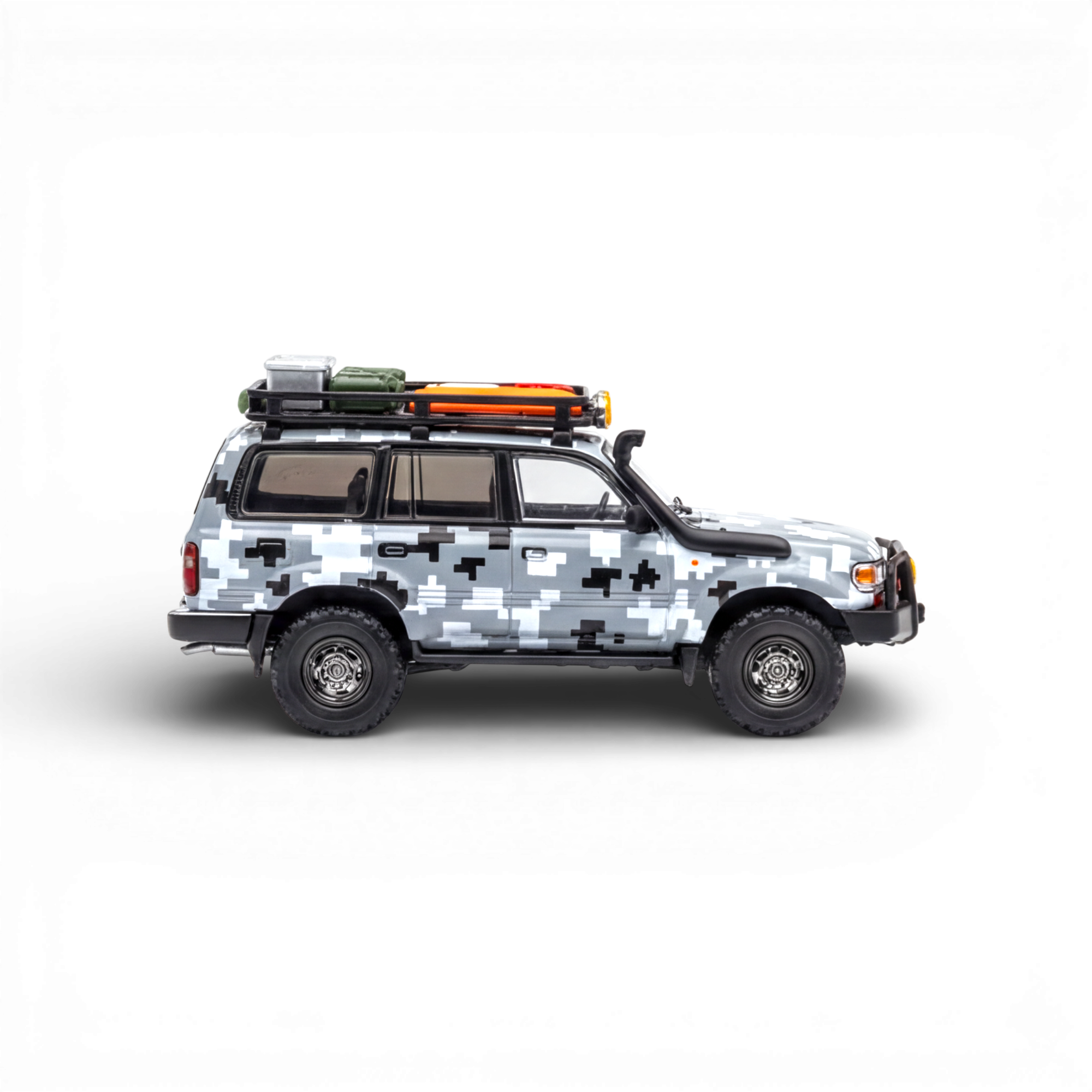 GCD Toyota Land Cruiser LC80 Digital Camouflage - Accessories Included 1:64