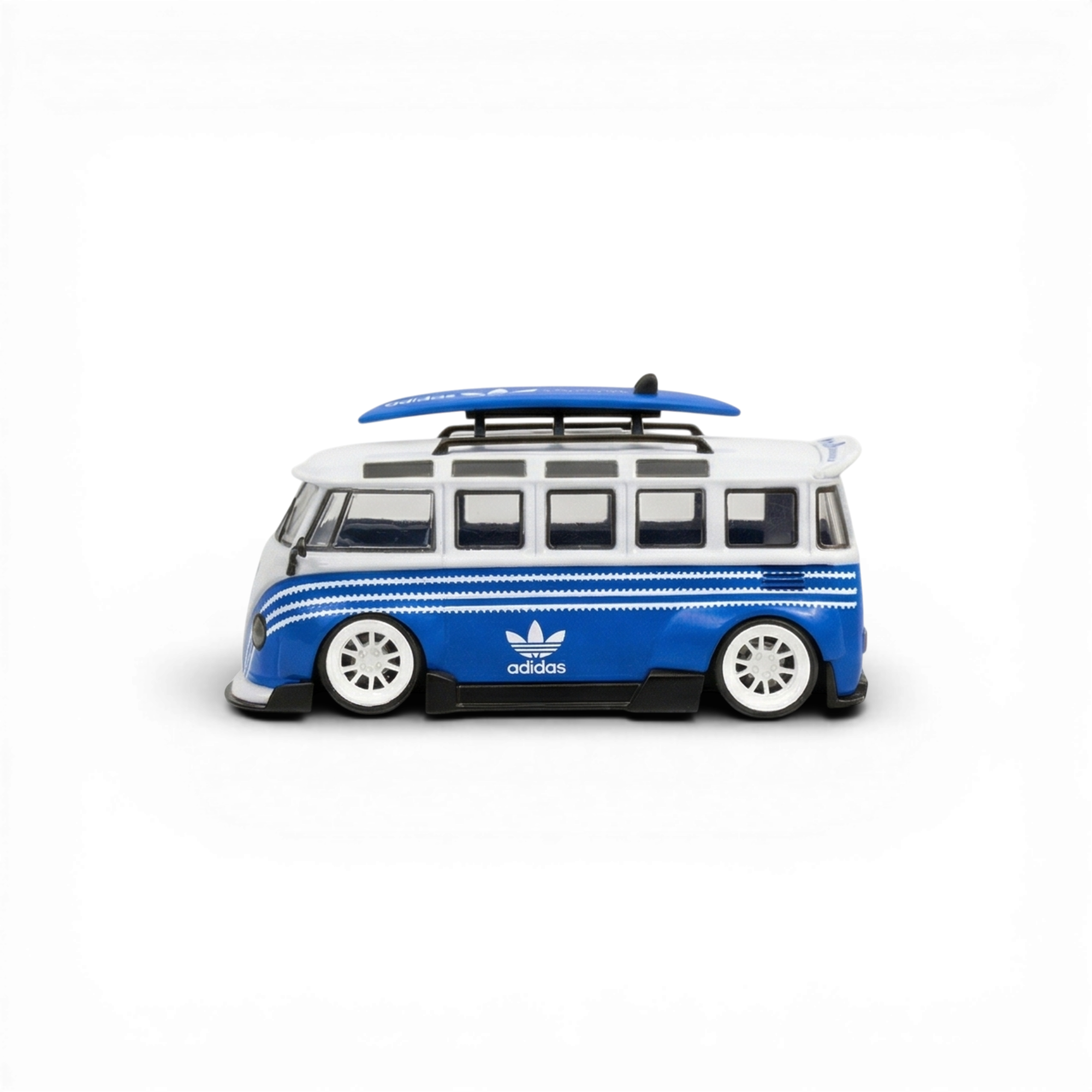 LF Model Volkswagen T1 Kombi with Surfboards Blue/White 1:64