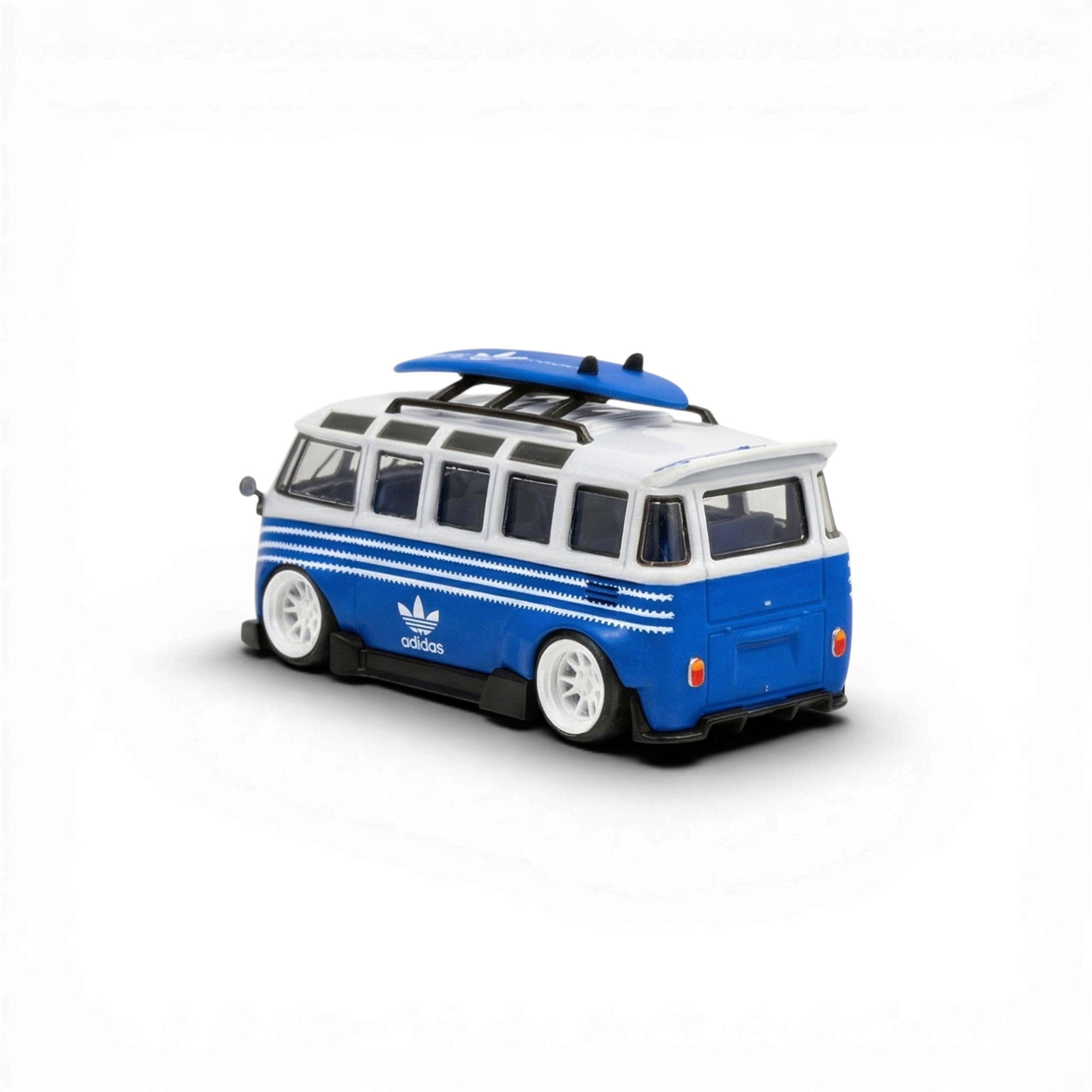 LF Model Volkswagen T1 Kombi with Surfboards Blue/White 1:64