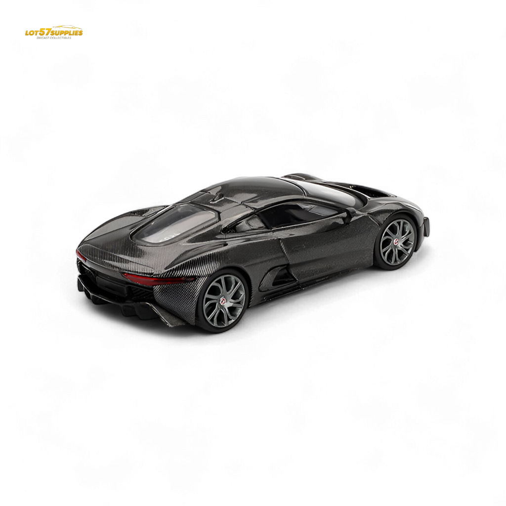 Mini GT Jaguar C-X75 Test Car Carbon Fiber 1:64