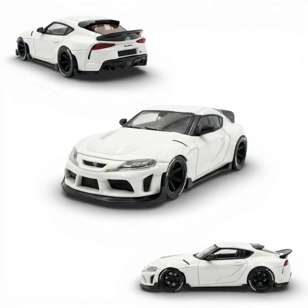 ATOZ Toyota Supra GR White 1:64
