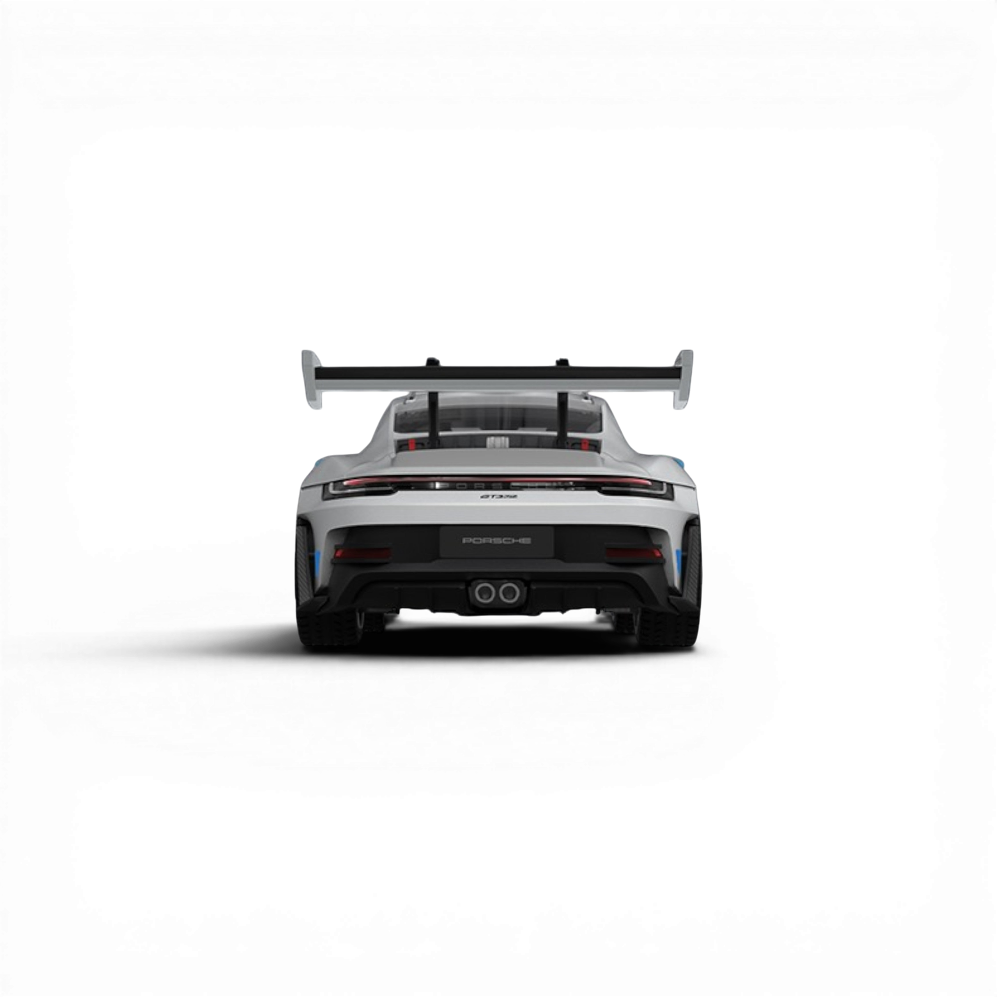 TPC Porsche 911 GT3 RS White Blue Wheels 1:64
